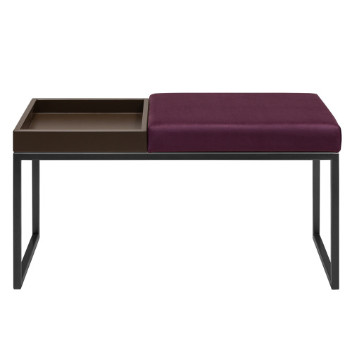 Банкетка ALBA BOX, черная, Marsala, BrownBox, 85*40*45