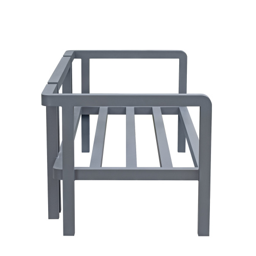 Диван уличный AMALFI, каркас алюминий цвет LAVA, подушки ткань водонепр. Stone фото 12