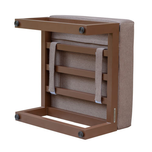 Набор садовой мебели CAPRI / 3 предмета: диван, столик, пуф / коричневый (S3C) фото 23