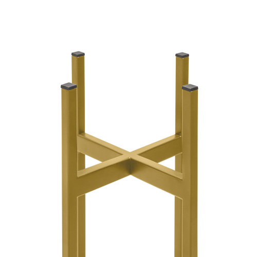 Подставка для цветов OXALIS 60, золотая, 23*23*61 фото 4