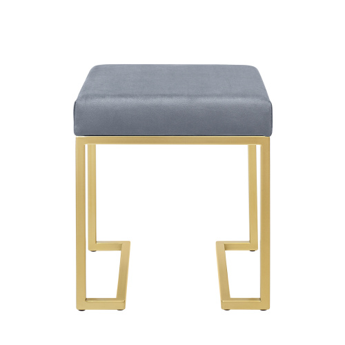 Пуф OMEGA, золотой, Light Blue, 40*40*47 фото 2