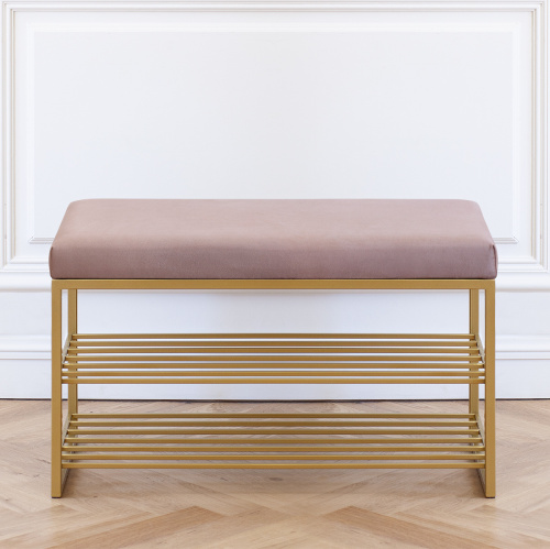 Обувница GARDA, золотой, Mocco, 85*40*52 фото 2