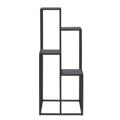 Столик подставка для цветов TORI, под 4 кашпо, черный, столешницы керамика Antracite фото 3