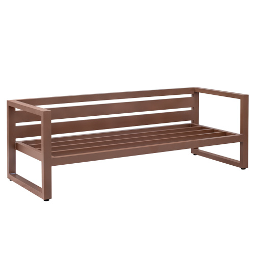 Диван уличный CAPRI, алюминий коричневый, коричневая рогожка фото 10