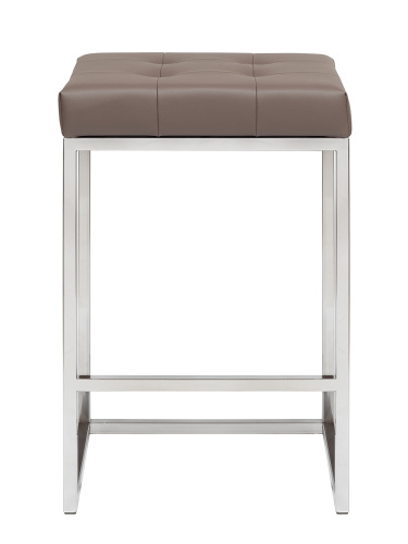 Стул полубарный SOHO, н/ж сталь, экокожа UMBRA фото 7