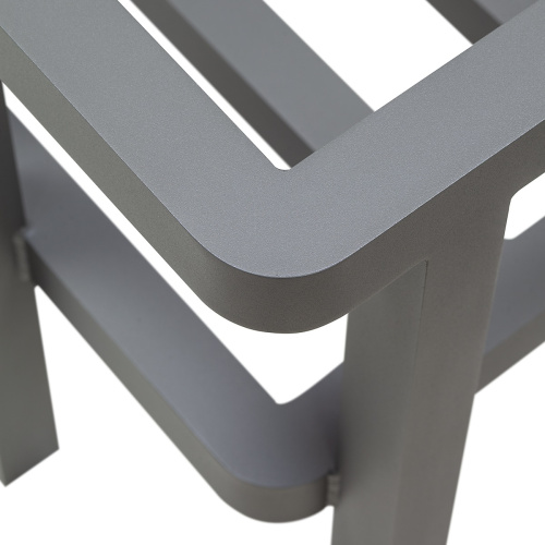 Кресло уличное AMALFI, каркас алюминий цвет LAVA, подушки ткань водонепр. Stone фото 15