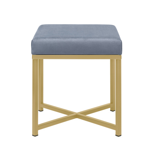 Пуф CRUZ, золотой, Light Blue фото 4