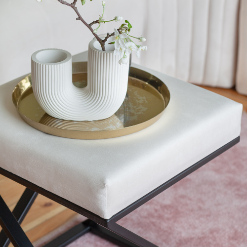 Пуф Chelsea, черный, Ivory фото 4