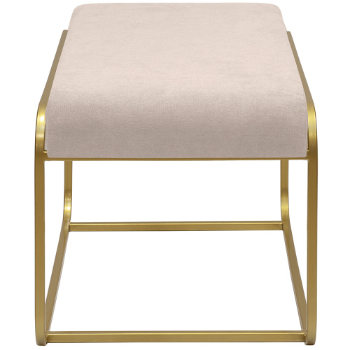 Банкетка SIENA MINI, золотая, CHAMPAGNE, 81*42*44 фото 3