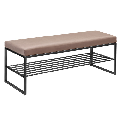 Банкетка RUBY, черная, Mocco, 110*40*45 фото 7