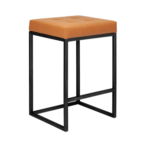 Стул полубарный SOHO, черный, экокожа Foxy