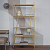 Стеллаж OSLO MINI, золотой, ЛДСП Робиния, 80*33*171