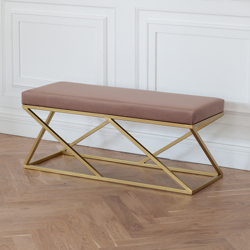 Банкетка ZUMA, золотая, Mocco, 110*40*45