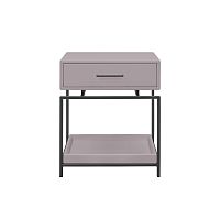 Тумба прикроватная KARIN MINI, черная, МДФ LATTE