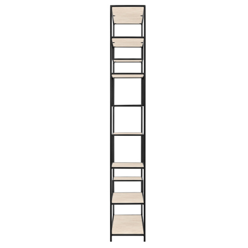 Стеллаж JAQLENE, черный, керамика Слоновая кость, 100x30*200 фото 8