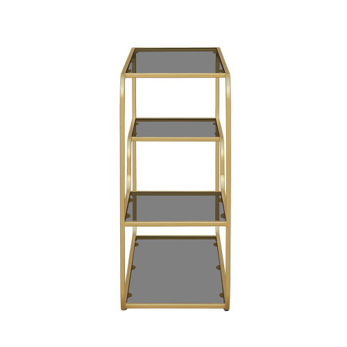 Консоль SIENA, золотая, тонированное стекло фото 5