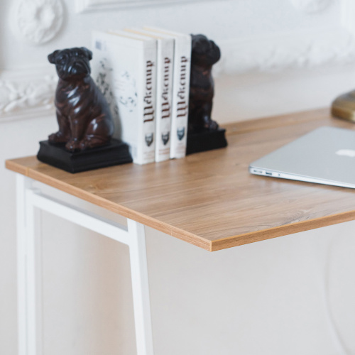 Cтол складной SKANDI, белый/дуб канзас фото 3