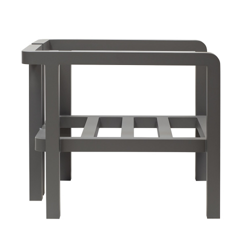 Кресло уличное AMALFI, каркас алюминий цвет LAVA, подушки ткань водонепр. Stone фото 13