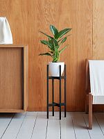 Подставка для цветов OXALIS 60, черная, 23*23*61