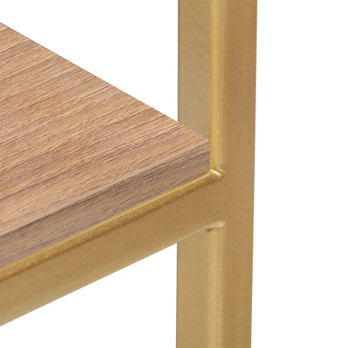 Стеллаж ALTO, золотой, ЛДСП Робиния, 55*30*145 фото 4