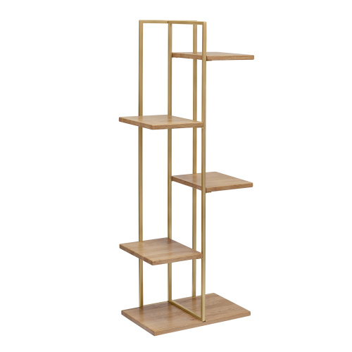 Cтеллаж Loft 6 MAX, золотой, 31,5*50*130 фото 5