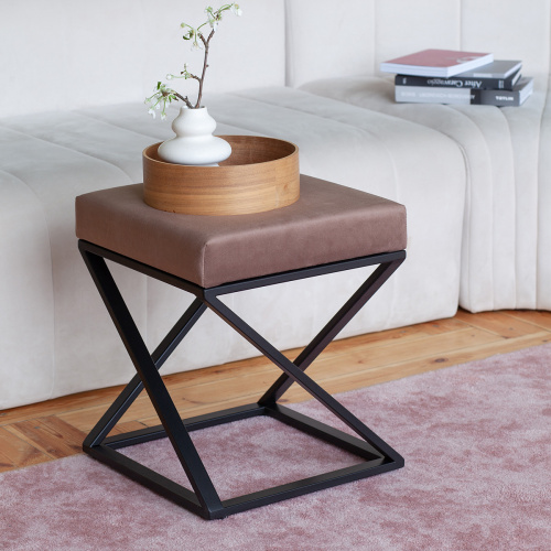 Пуф Chelsea, черный, Mocco, 40*40*45