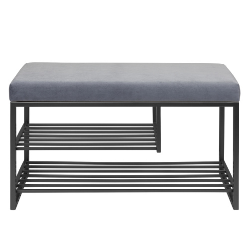 Обувница GARDA PLUS, черная, Light Blue, 85*40*52 фото 6