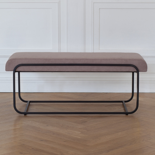 Банкетка SIENA, черная, CLAY, 108*42*44