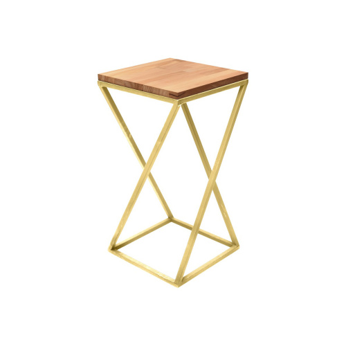 Столик для цветов Loft 60, золотой фото 3