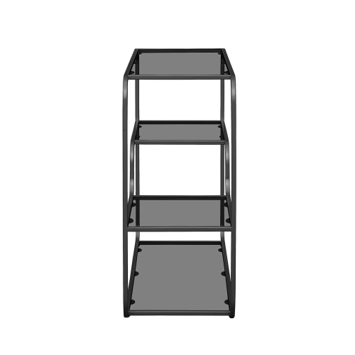 Консоль SIENA, черная, тонированное стекло, 100*35*81 фото 5