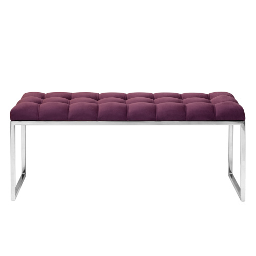 Банкетка ALBA, н/ж сталь, Marsala, каретная стяжка, 110*40*45 фото 4