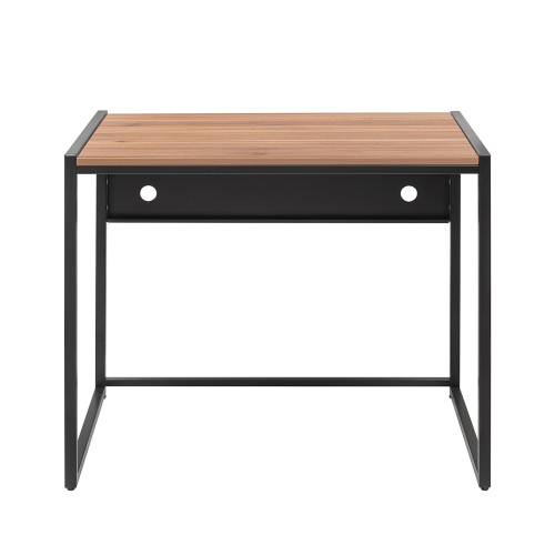 Стол письменный Rimini, черный, ЛДСП Орех, 90*65*75 фото 11