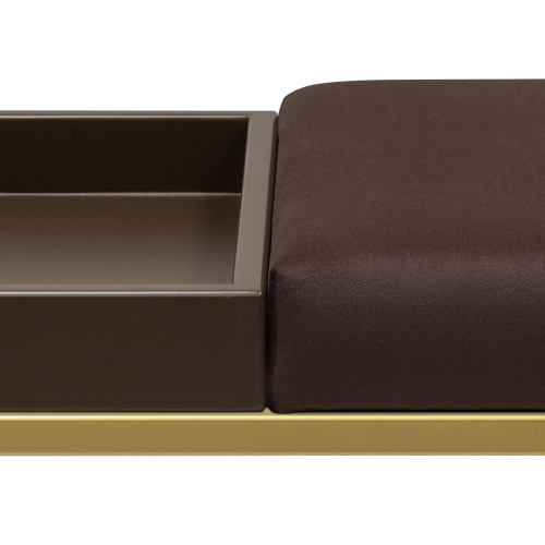 Банкетка ALBA BOX, золотая, Kashtan, BrownBox, 85*40*45 фото 7