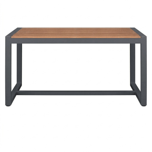 Стол обеденный SANTORINI, алюминий LAVA, дерево фото 7