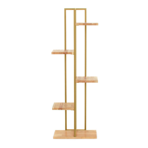 Стеллаж-подставка для цветов Loft 6, золотой фото 3