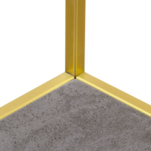 Стеллаж KARIN, золотой, керамика антрацит фото 5