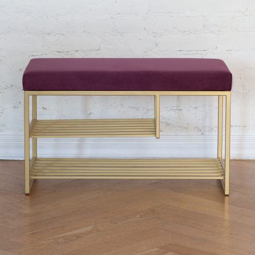 Обувница GARDA PLUS, золотая, Marsala, 85*40*52 фото 3