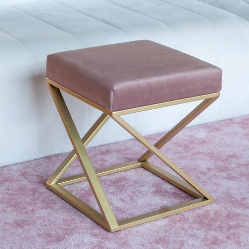 Пуф Chelsea, золотой, Mocco, 40*40*45 фото 6