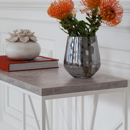 Консоль EVA, белая, ЛДСП Аренария, 100*35*83 фото 3