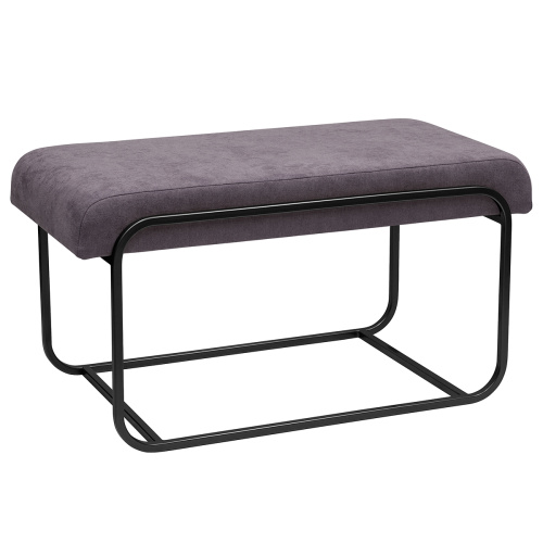 Банкетка SIENA MINI, черная, ANTRACITE, 81*42*44 фото 2