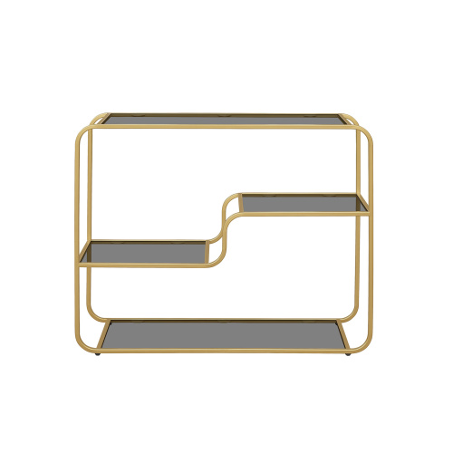 Консоль SIENA, золотая, тонированное стекло, 100*35*81 фото 3