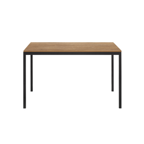 Стол обеденный SMART 1200 черный, ЛДСП Дуб Канзас фото 2