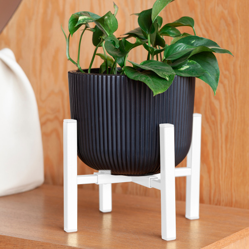 Подставка для цветов OXALIS SMART 20, регулируемая под кашпо, белая фото 3