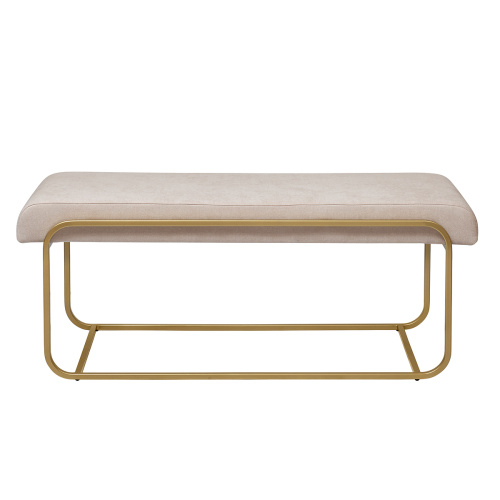 Банкетка SIENA, золотая, CHAMPAGNE, 108*42*44 фото 4