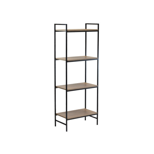 Стеллаж ALTO, черный, ЛДСП Робиния