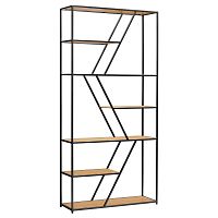 Стеллаж ARNETTA, черный, Робиния