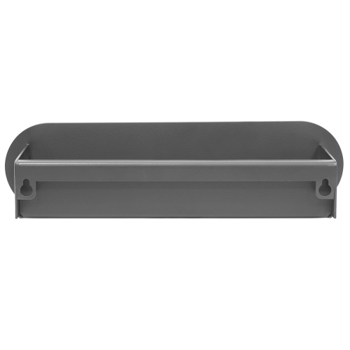 Полка для ванной комнаты OMEGA, 30 см, нерж. сталь, черная фото 6