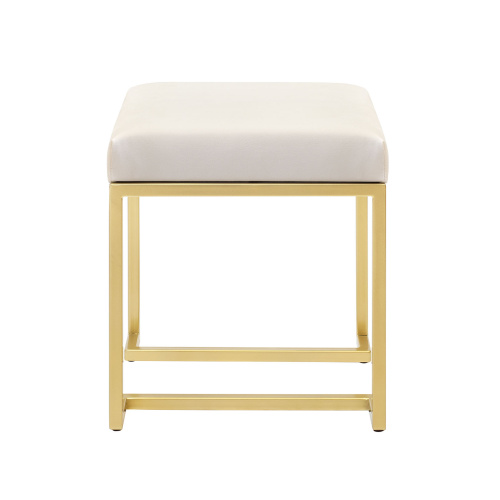 Пуф OMEGA, золотой, Слоновая кость фото 3