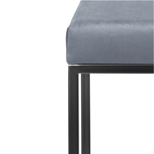 Пуф OMEGA, черный, Light Blue, 40*40*47 фото 4