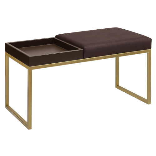 Банкетка ALBA BOX, золотая, Kashtan, BrownBox, 85*40*45 фото 6